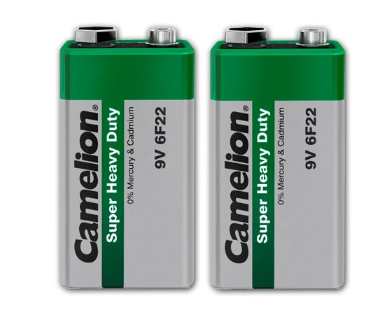 enthousiasme verbinding verbroken Infecteren 6F22 | Super Heavy Duty (green) | Primary Batteries | Products | Camelion