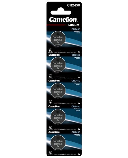 Pile bouton CR 2450 lithium Camelion 550 mAh 3 V 5 pc(s) - Conrad  Electronic France